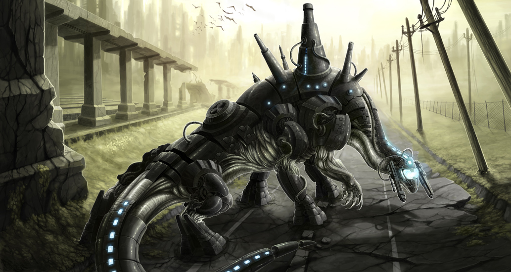 the destroyer scifi art by minna sundberg
