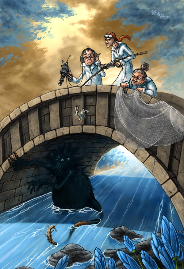 Mythology art for kids by Minna Sundberg